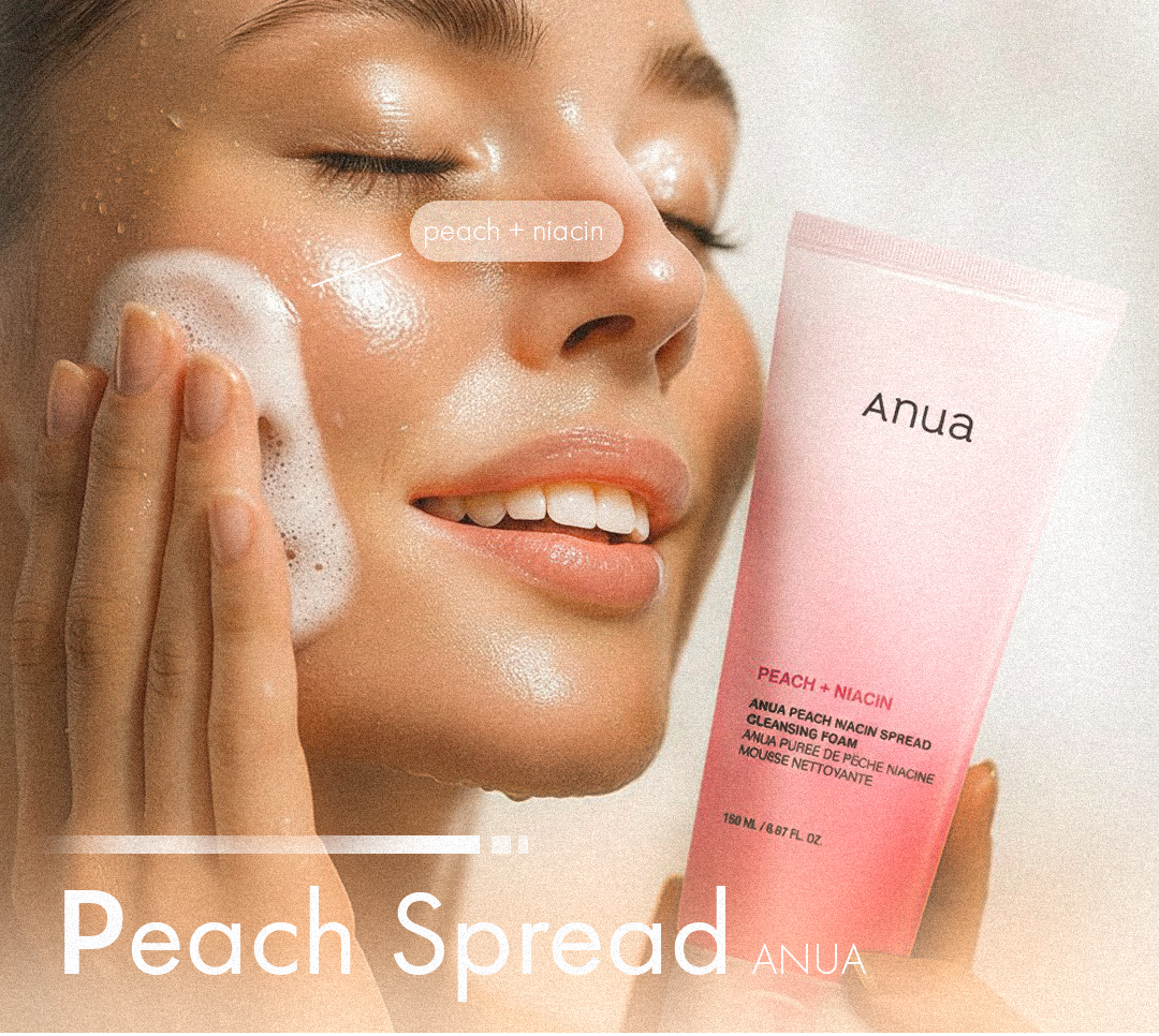 Anua Peach Niacin Spread Cleansing Foam 150ml